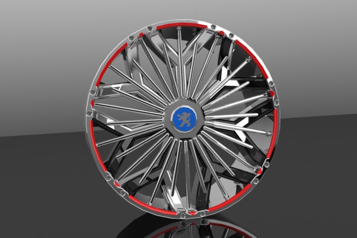 19寸轮毂东风标致